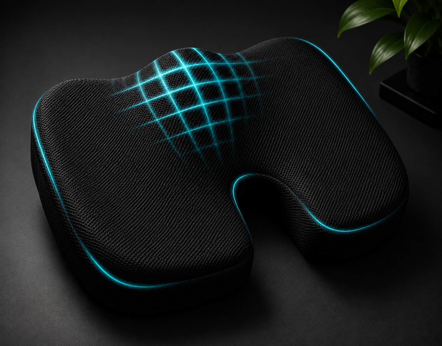 ErgoComfort™ Memory Foam Seat Cushion